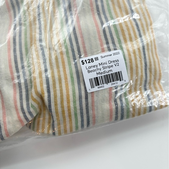 Marine Layer Laney Mini Dress Beach Stripe V2 size M new - Picture 7 of 7